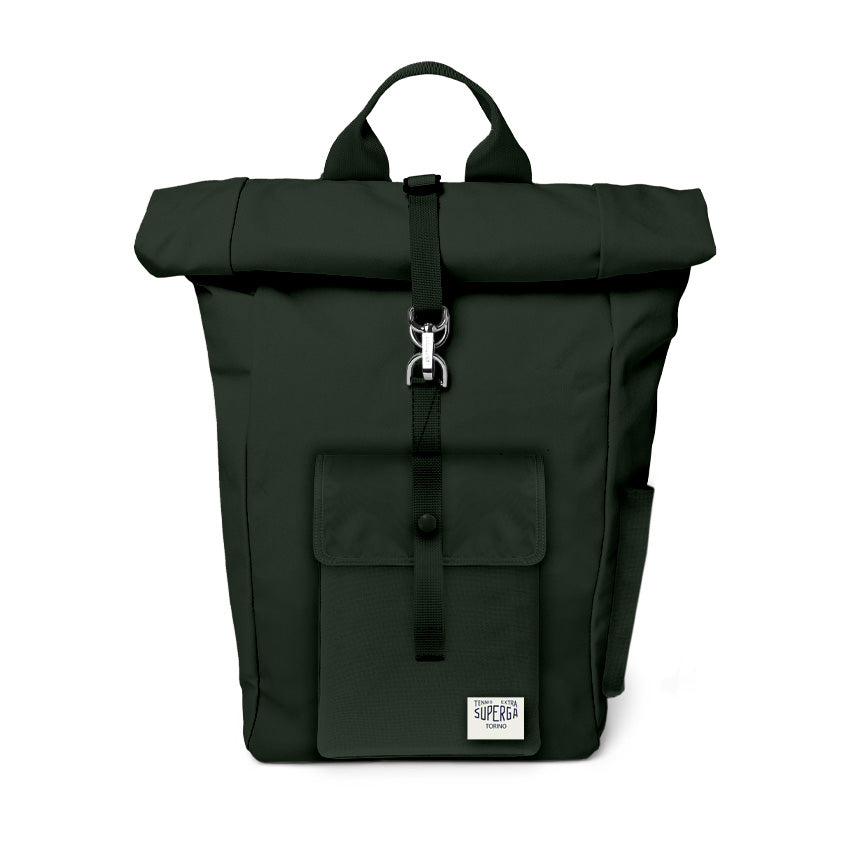 Bags Unisex SQUARED BACKPACK Backpack GREEN DARKES Color Draft (jpg Rgb)		