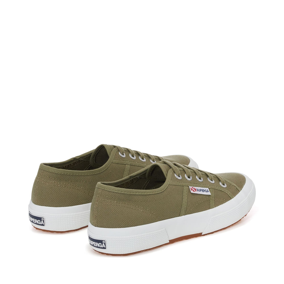 Sneakers classiche unisex verdi con tomaia in cotone main