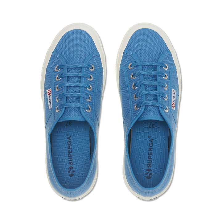 Le Superga Unisex 2750-COTU CLASSIC Sneaker BLUE LT CYANEUS-FAVORIO Dressed Back (jpg Rgb)		