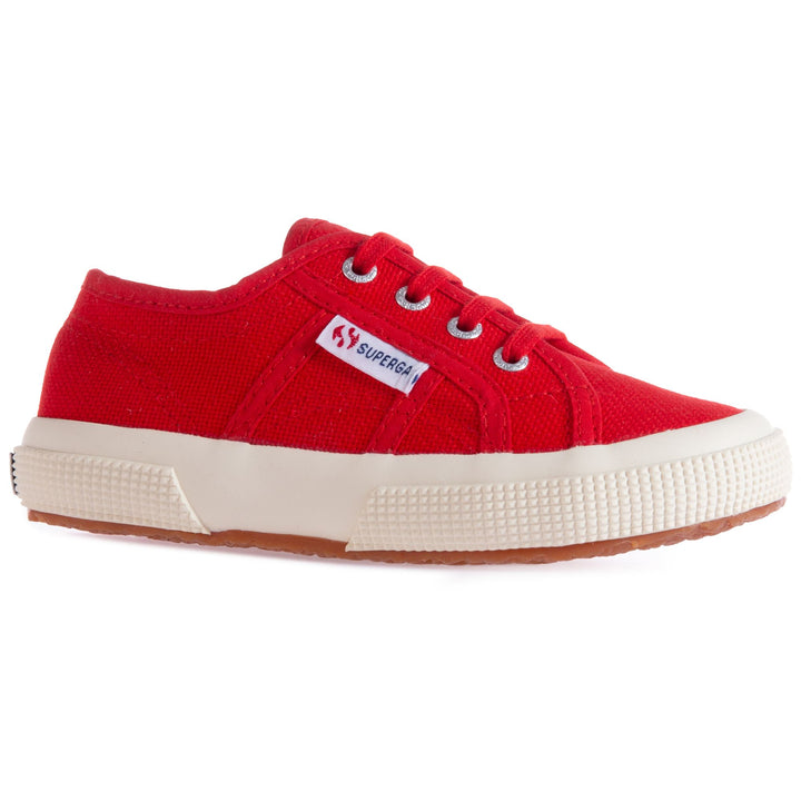 Le Superga Kid unisex 2750-JCOT CLASSIC Sneaker RED Detail Double				