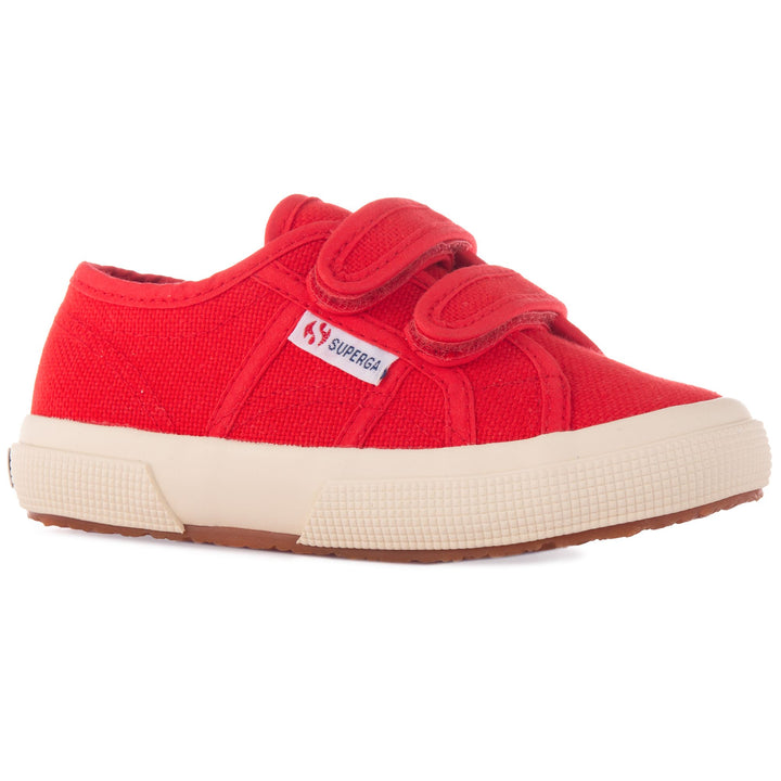 Le Superga Kid unisex 2750-COTJSTRAP CLASSIC Sneaker RED Detail Double				