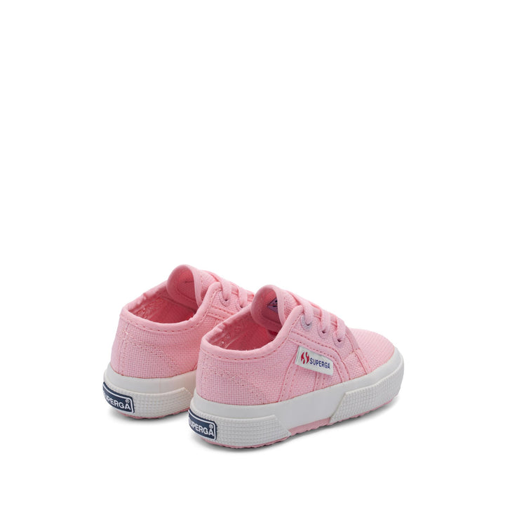 Le Superga Kid unisex 2750 BABY CLASSIC Sneaker PINK TICKLED-FAVORIO Dressed Side (jpg Rgb)		