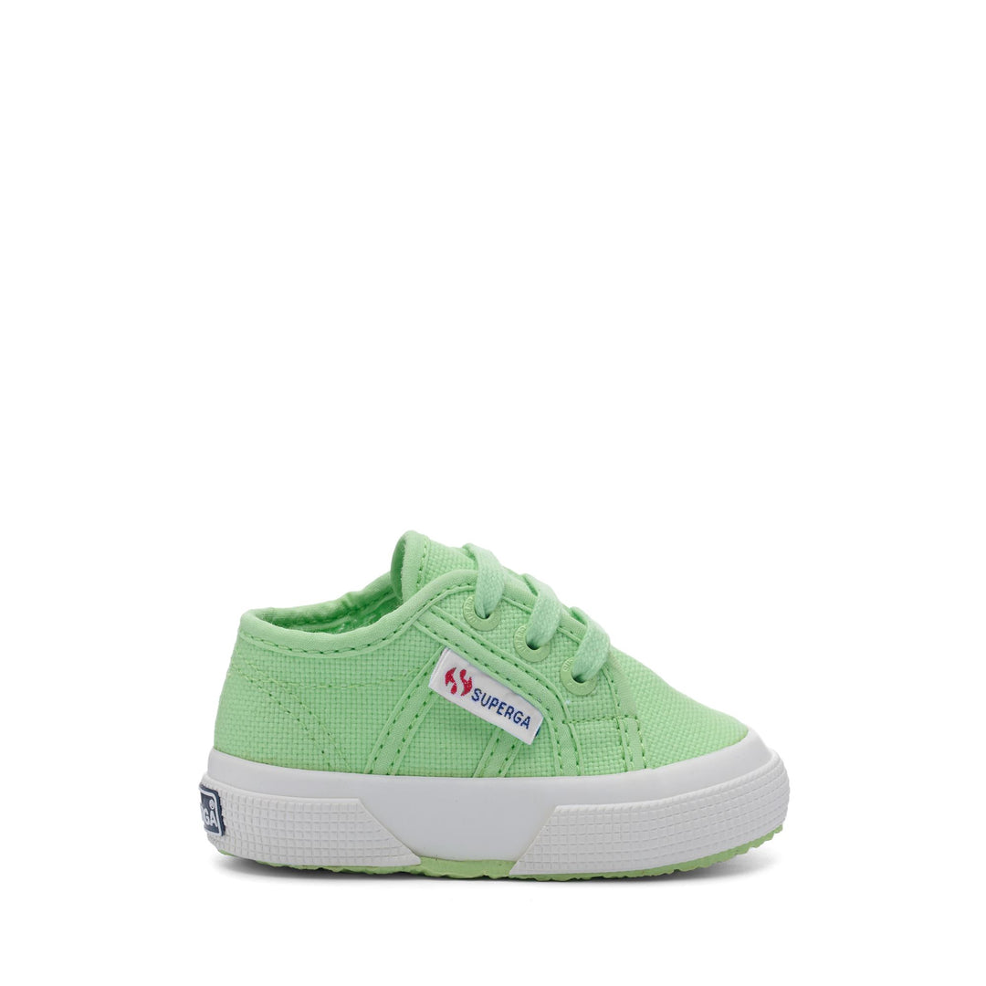 Le Superga Kid unisex 2750 BABY CLASSIC Sneaker GREEN LT-FAVORIO Photo (jpg Rgb)			