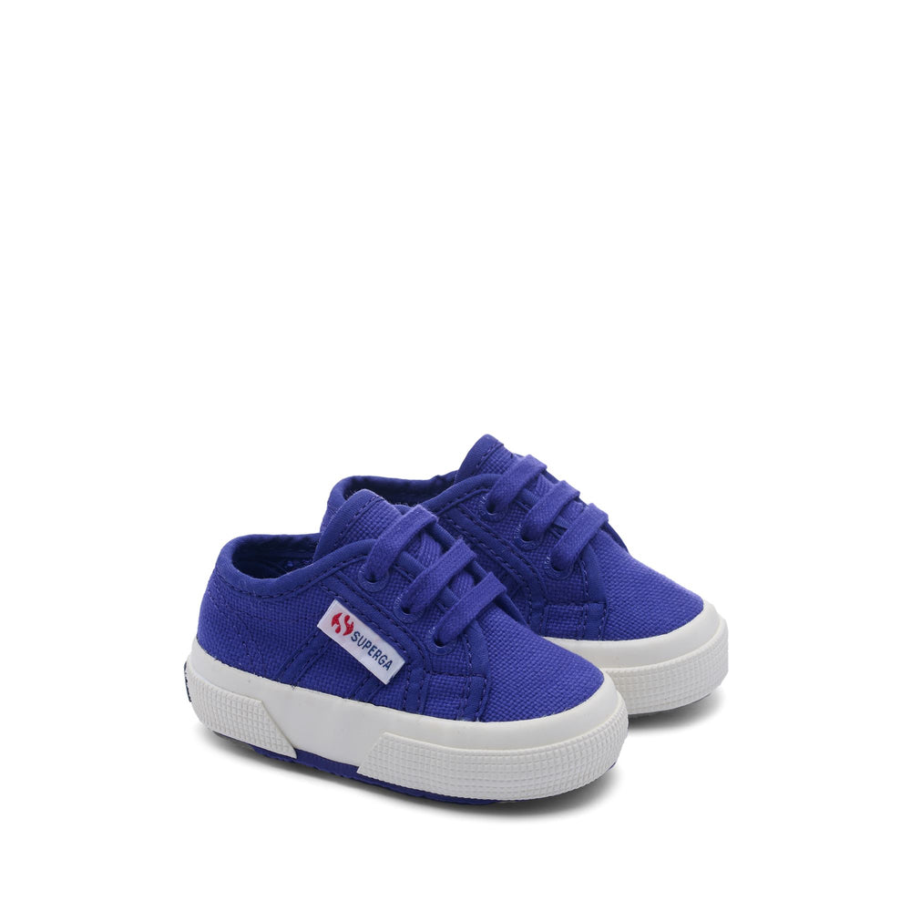 Le Superga Kid unisex 2750 BABY CLASSIC Sneaker BLUE SPECTRUM-FAVORIO Dressed Front (jpg Rgb)	