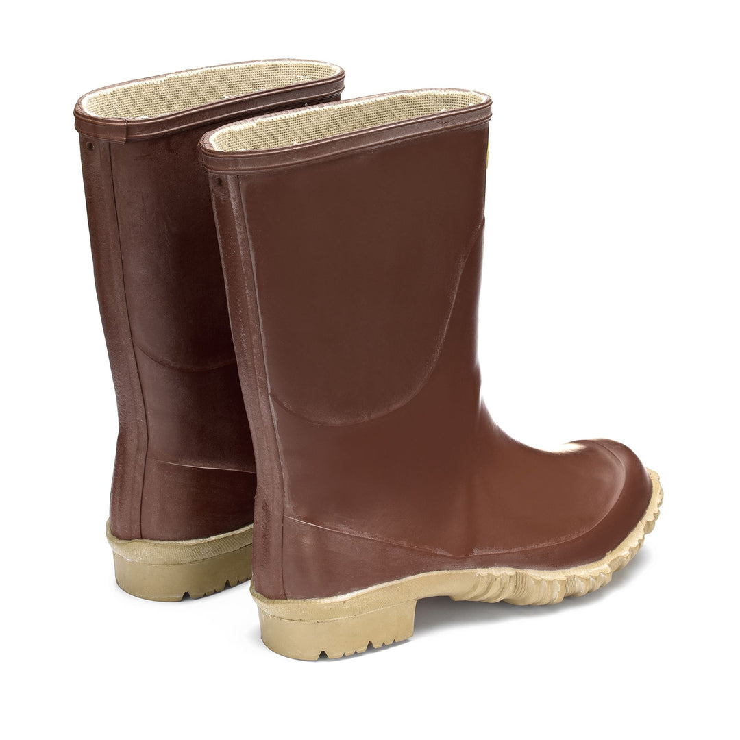 Rubber Boots Unisex 7077-TRONCHETTO PADUS High Cut BROWN Dressed Side (jpg Rgb)		