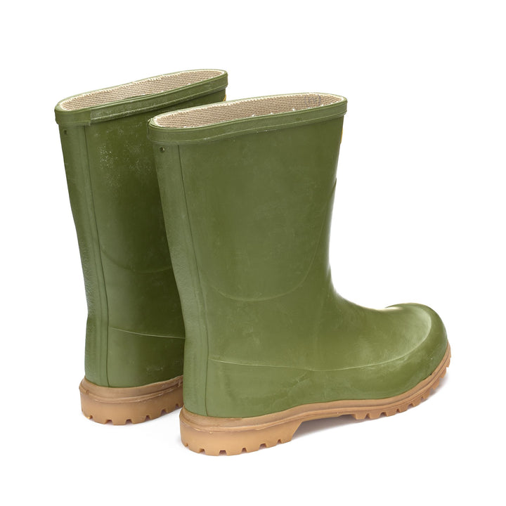 Rubber Boots Unisex 7133-TRONCHETTO ALPINA High Cut OLIVE Dressed Side (jpg Rgb)		