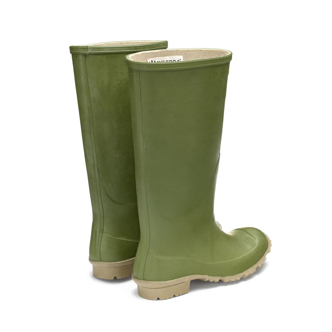 Rubber Boots Unisex 7266-GINOCCHIO PADUS High Cut OLIVE Dressed Side (jpg Rgb)		