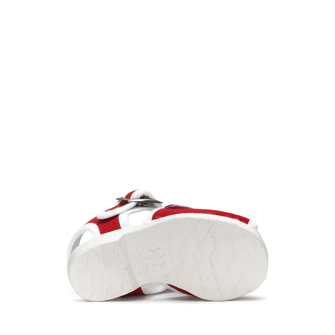 Sandals Kid unisex 1200-COTJ Sandal RED Detail (jpg Rgb)			