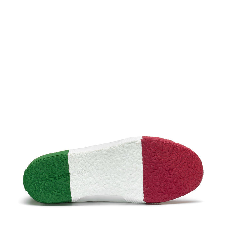 Le Superga Unisex 2750-Cotu Flag Italia Sneaker ITALIA Detail (jpg Rgb)			