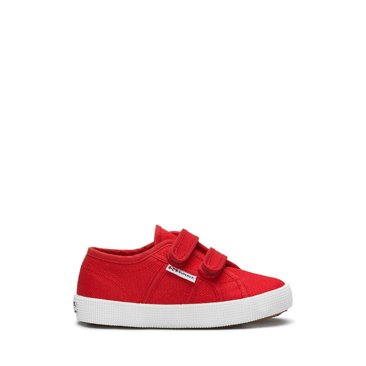 Le Superga Kid unisex 2750 KIDS STRAPS EASYLITE Sneaker RED-WHITE Photo (jpg Rgb)			