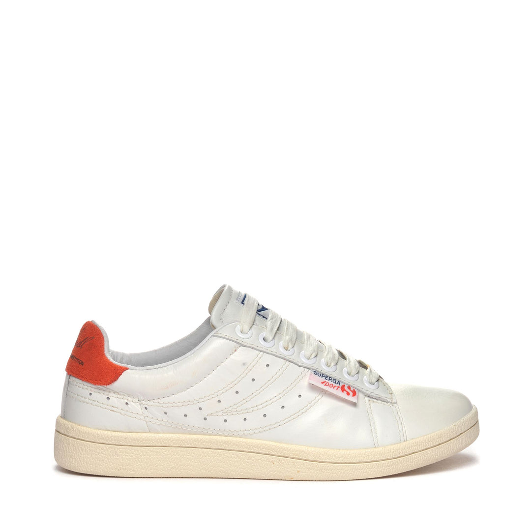Sneakers Unisex 4832-LENDL GOATNAPPAU Low Cut WHITE-RED-OFF WHITE Photo (jpg Rgb)			
