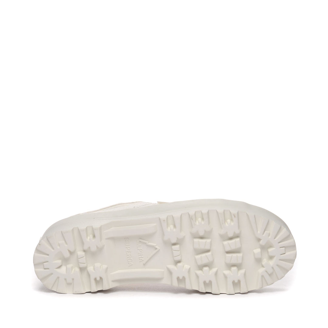Sneakers Unisex 2555 ALPINA Low Cut TOTAL WHITE AVORIO Detail (jpg Rgb)			