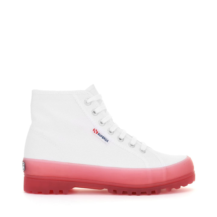 Ankle Boots Unisex 2341 ALPINA JELLYGUM COTU Laced WHITE-PINK EXTASE Photo (jpg Rgb)			