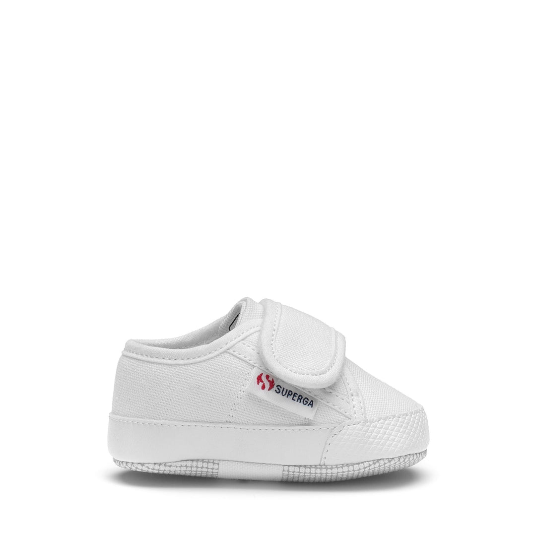 Sneakers Kid unisex 4006 BABY STRAP Low Cut WHITE Photo (jpg Rgb)			