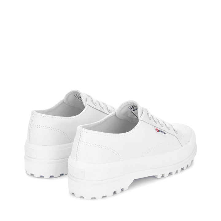 Sneakers Unisex 2555 ALPINA NAPPA Low Cut WHITE Dressed Side (jpg Rgb)		
