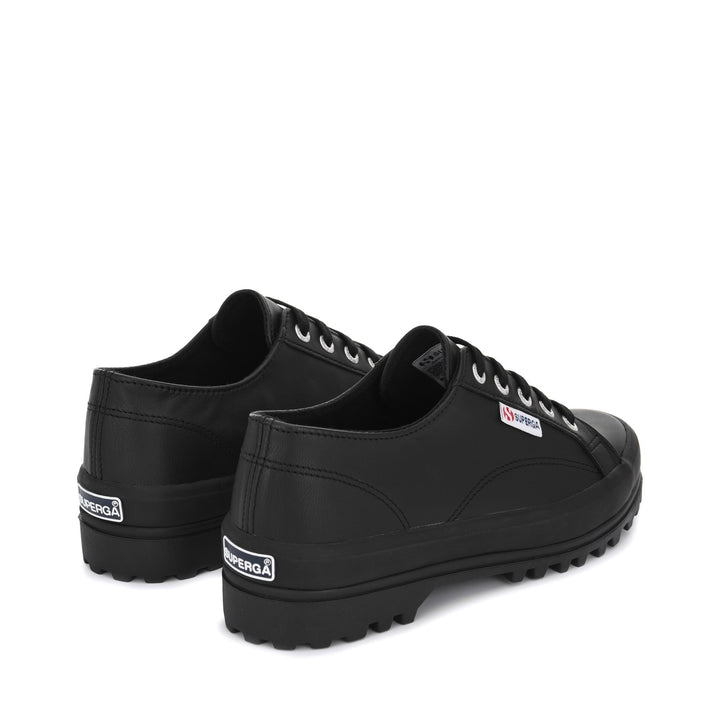 Sneakers Unisex 2555 ALPINA NAPPA Low Cut FULL BLACK Dressed Side (jpg Rgb)		