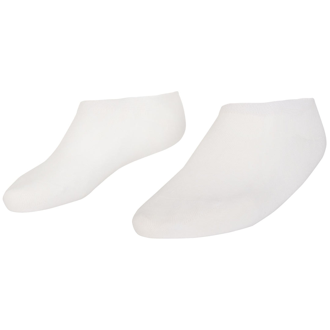 Socks Unisex COTTON NO SHOW Footsies WHITE Photo (jpg Rgb)			