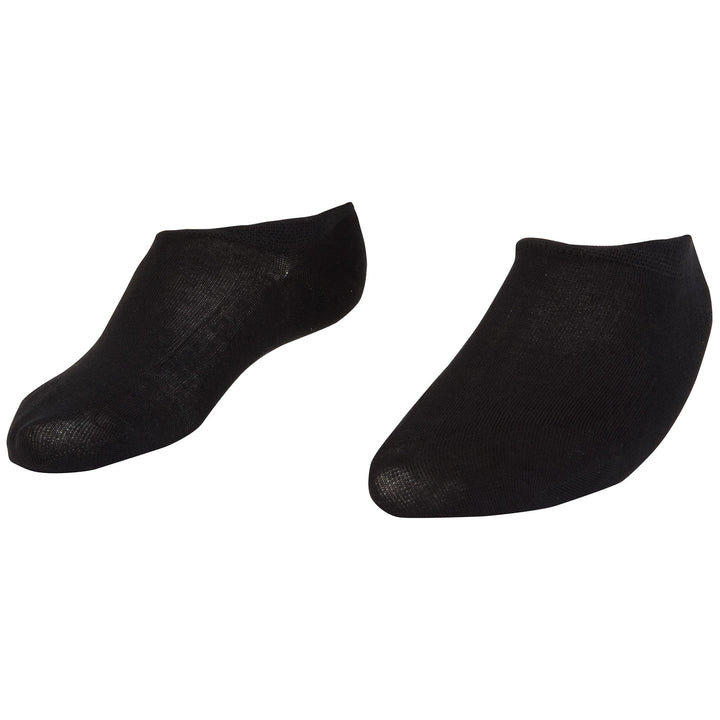 Socks Unisex COTTON NO SHOW Footsies BLACK Photo (jpg Rgb)			