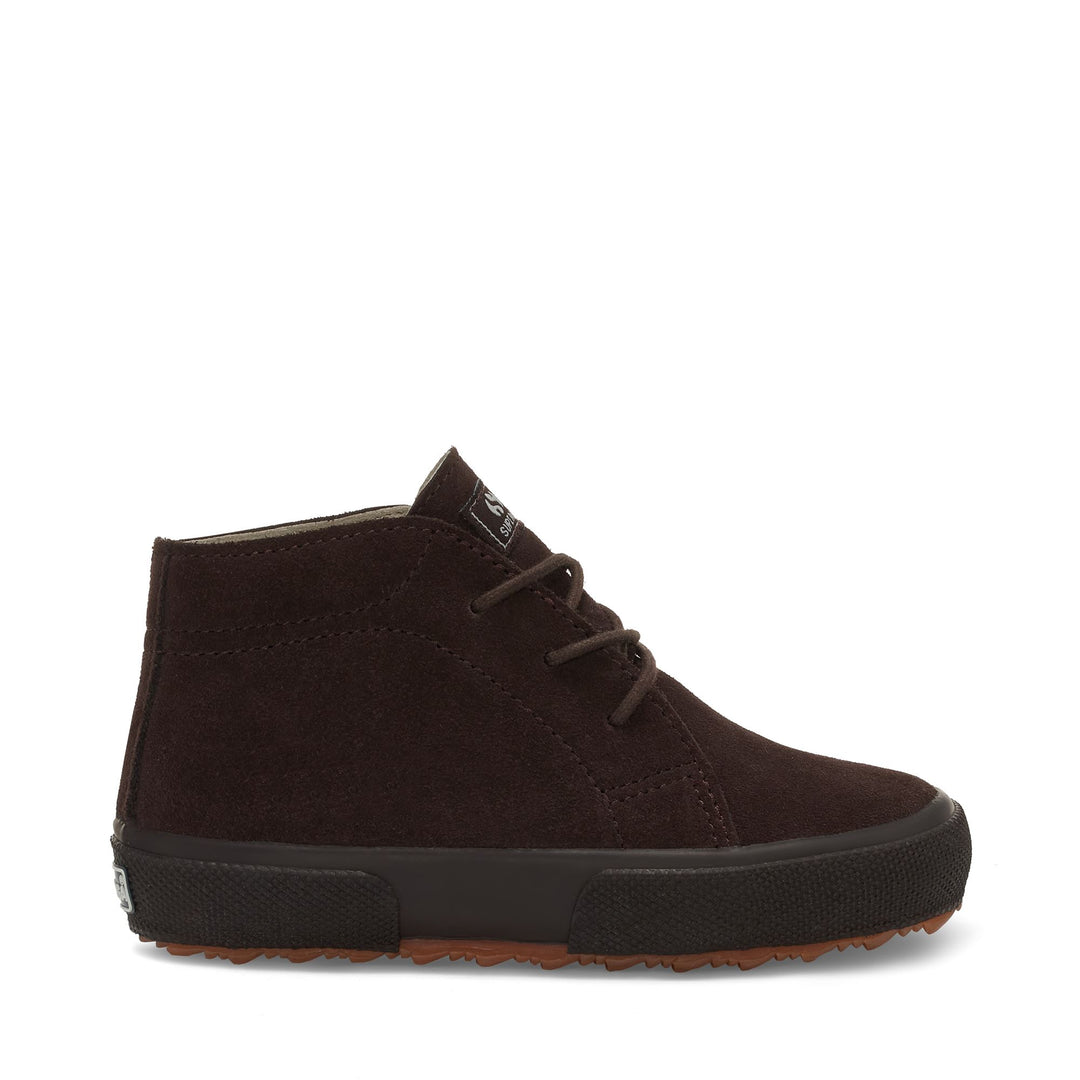 Ankle Boots Boy 2175 KIDS SUEDE Laced FULL DK CHOCOLATE Photo (jpg Rgb)			