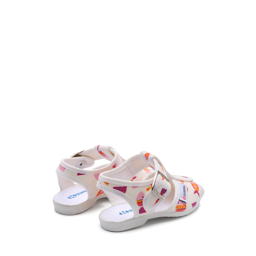 Sandals Girl 1200 CANDY FISH Sandal WHITE AVORIO CANDY FISH Dressed Side (jpg Rgb)		