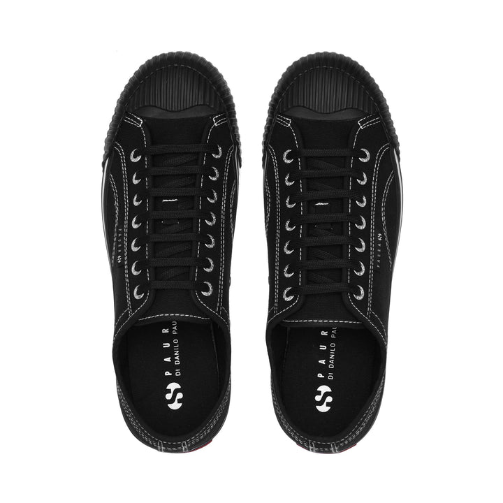 Sneakers Unisex 2483 CLAIM Low Cut FULL BLACK Dressed Back (jpg Rgb)		