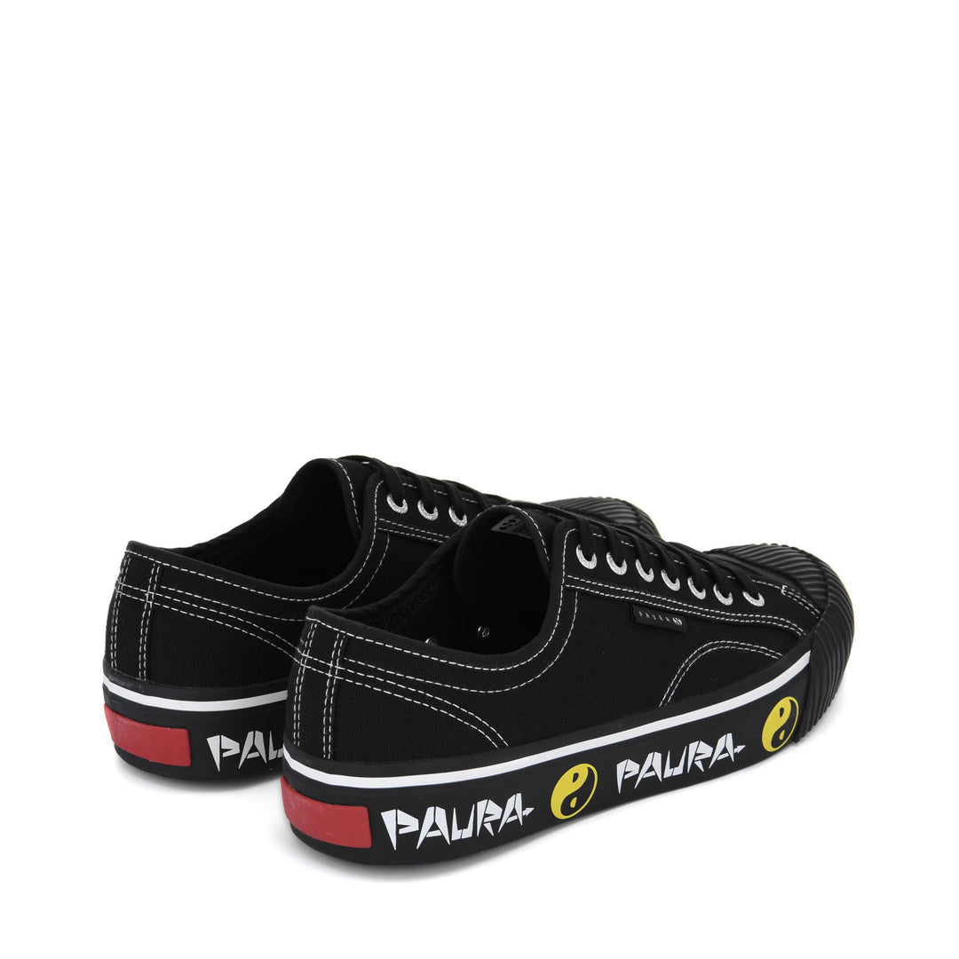 Sneakers Unisex 2483 CLAIM Low Cut FULL BLACK Dressed Side (jpg Rgb)		