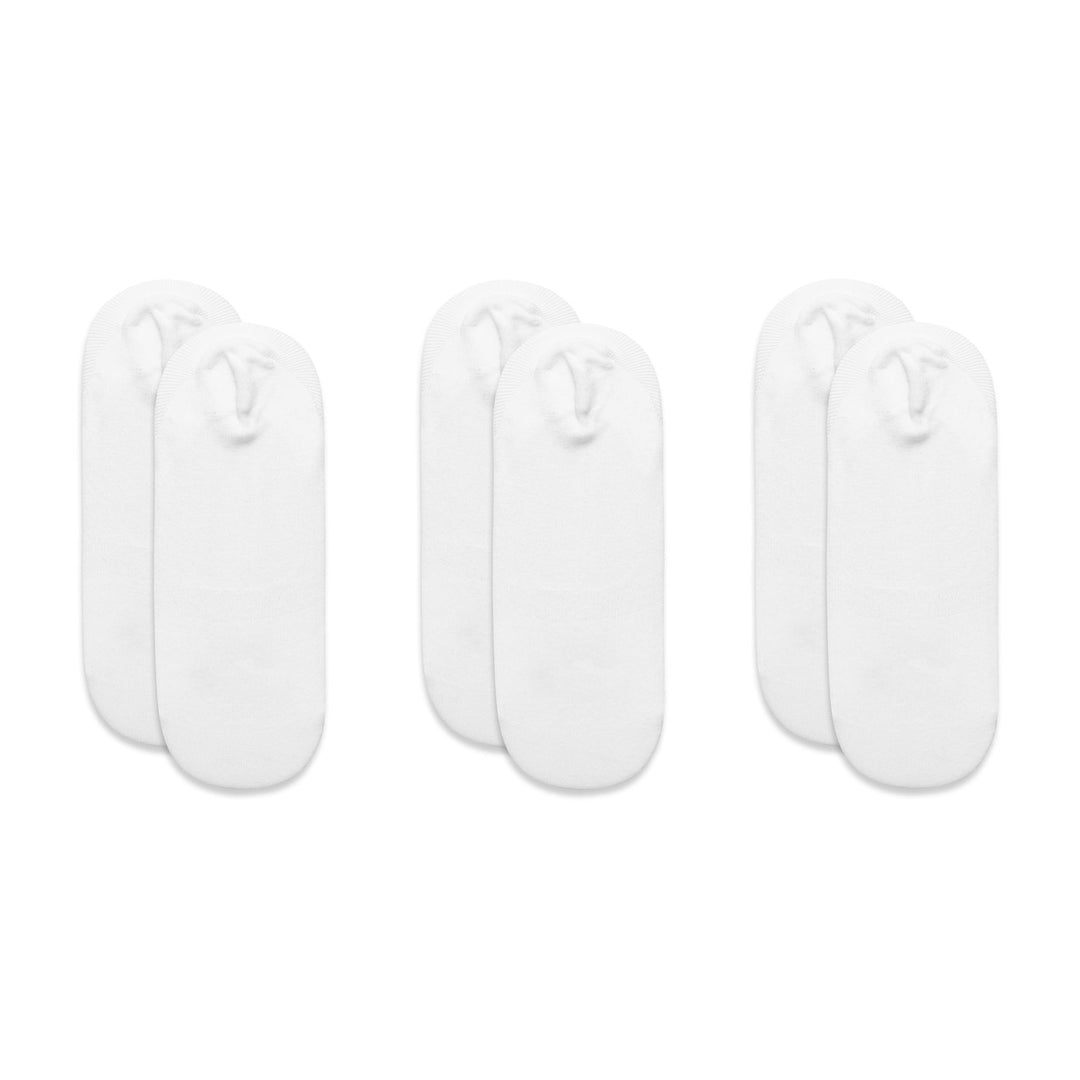 Socks Unisex SP-NOOS10 LINER 3PACK Inliner WHITE Dressed Front (jpg Rgb)	