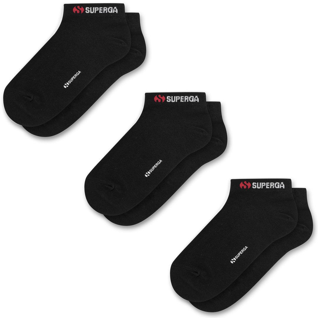 Socks Unisex SP-NOOS11 NO SHOW 3PACK Inliner BLACK Photo (jpg Rgb)			