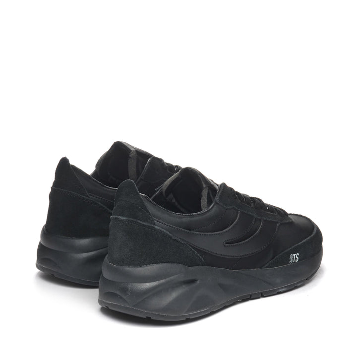 Sneakers Unisex 4089 TRAINING 9TS SLIM Low Cut BLACK Dressed Side (jpg Rgb)		