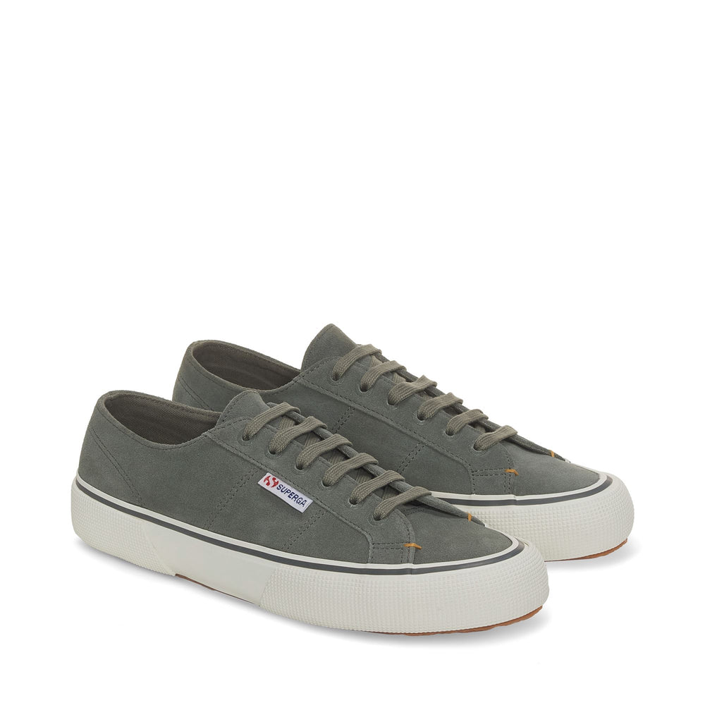 Zapatillas unisex de corte bajo en gris con parte superior de ante 02
