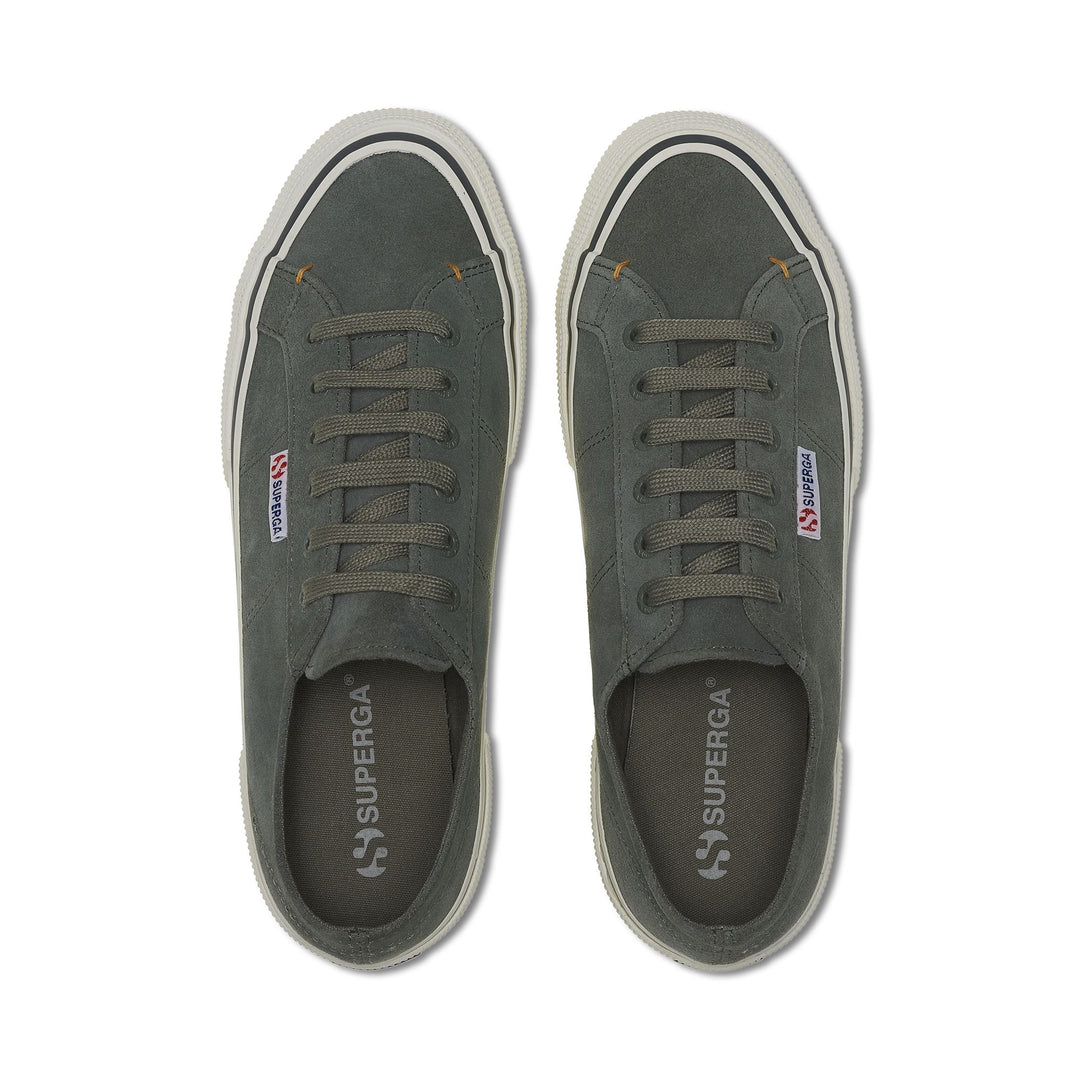 Zapatillas unisex de corte bajo en gris con parte superior de ante main