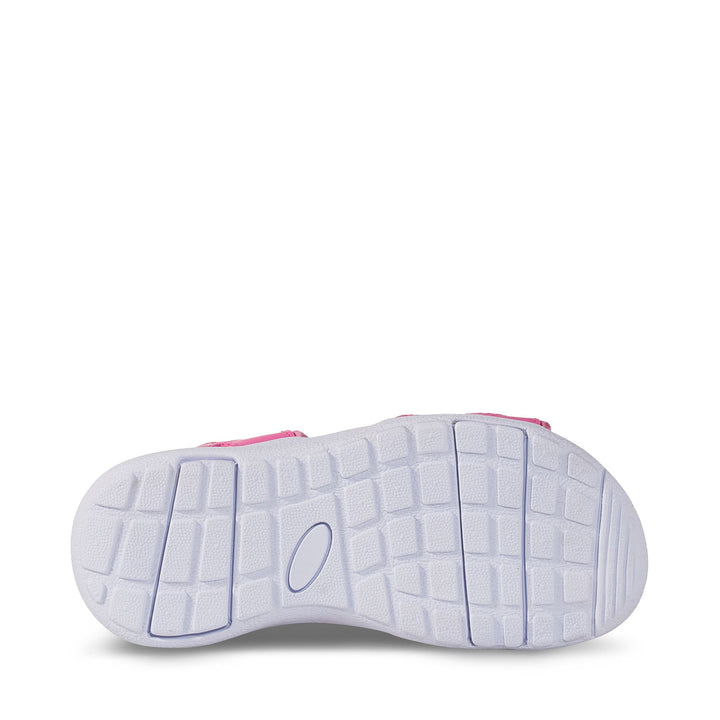 Sandals Kid unisex 3999 KIDS SYNTHETIC MATERIAL Sandal PINK FUCHSIA-WHITE Detail (jpg Rgb)			