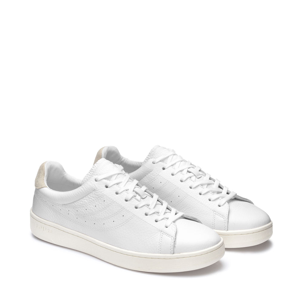 Sneakers Unisex 4833 LENDL MATCH Low Cut WHITE-WHITE AVORIO Dressed Front (jpg Rgb)	