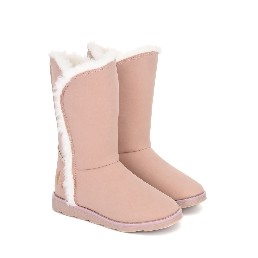 Boots Girl 4034 SYNTHETIC MATERIAL Boot PINK SMOKE Dressed Front (jpg Rgb)	