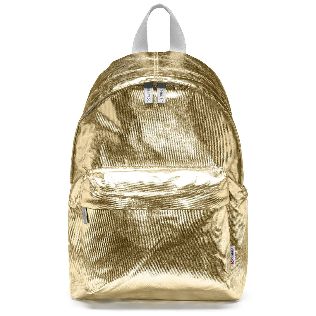 Bags Woman MINI BACKPACK METALLIC Backpack YELLOW CADMIUM Photo (jpg Rgb)			