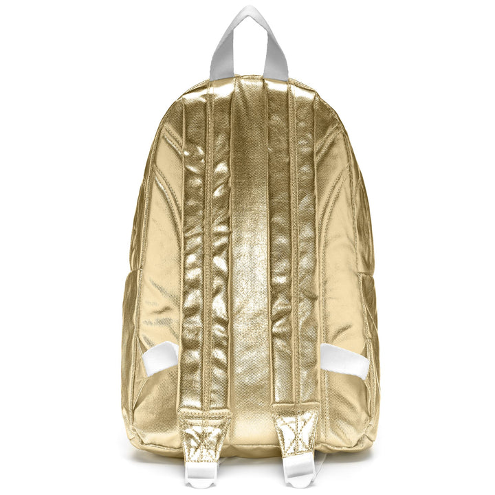 Bags Woman MINI BACKPACK METALLIC Backpack YELLOW CADMIUM Dressed Front (jpg Rgb)	