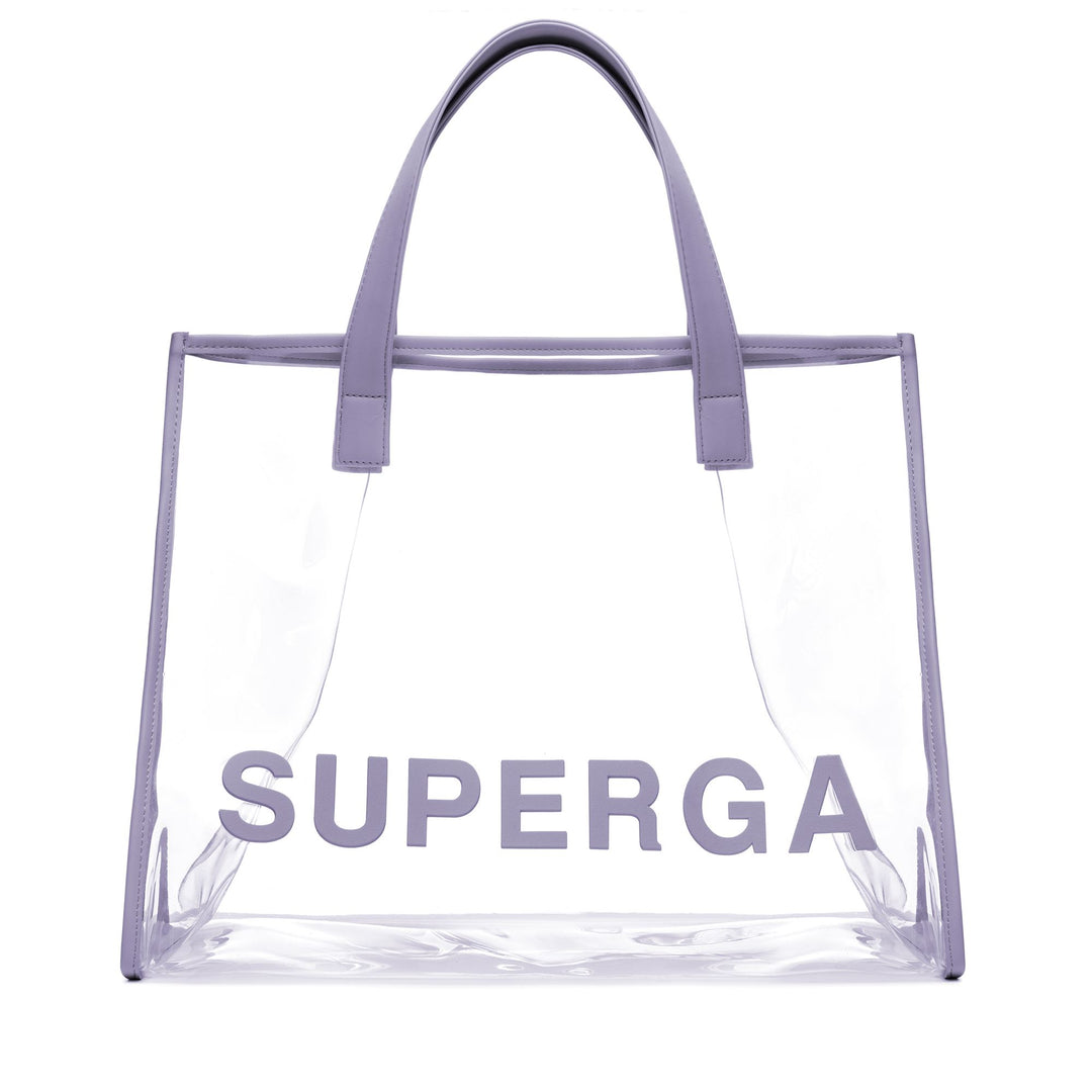 Bags Woman TRANSPARENT SHOPPING BAG Shopping Bag GREY LILLA Photo (jpg Rgb)			
