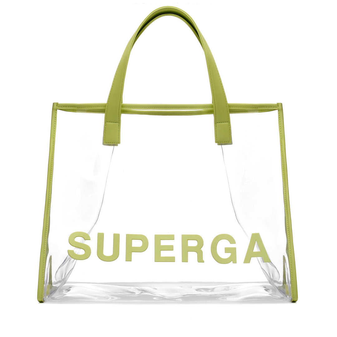 Bags Woman TRANSPARENT SHOPPING BAG Shopping Bag GREEN SUNNY LIME Photo (jpg Rgb)			