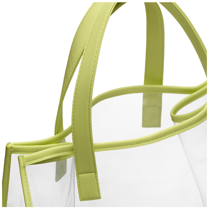 Bags Woman TRANSPARENT SHOPPING BAG Shopping Bag GREEN SUNNY LIME Detail (jpg Rgb)			