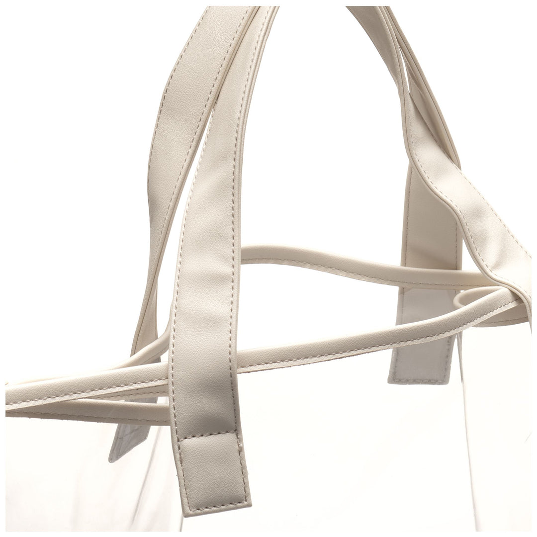 Bags Woman TRANSPARENT SHOPPING BAG Shopping Bag WHITE AVORIO Detail (jpg Rgb)			
