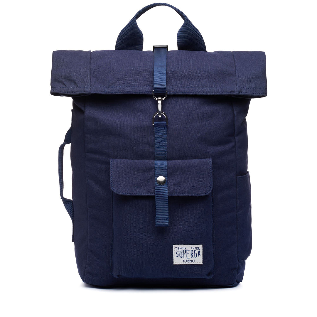Bags Unisex SQUARED BACKPACK Backpack BLUE NAVY Photo (jpg Rgb)			