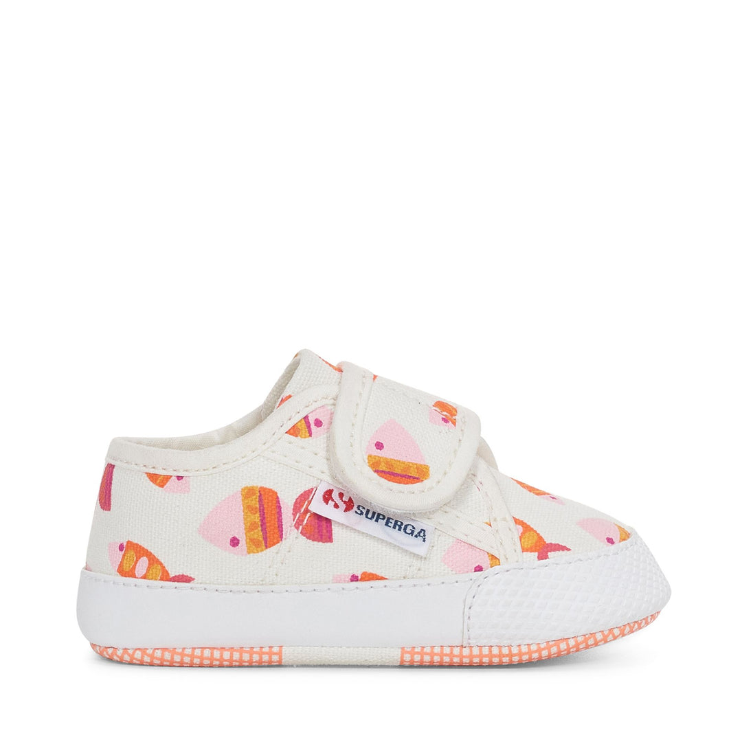 Sneakers Boy 4006 BABY STRAP CANDY FISH Low Cut WHITE AVORIO CANDY FISH Photo (jpg Rgb)			