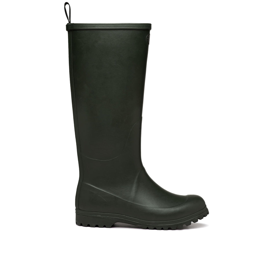 High Rubber Boots Woman Green Color 01