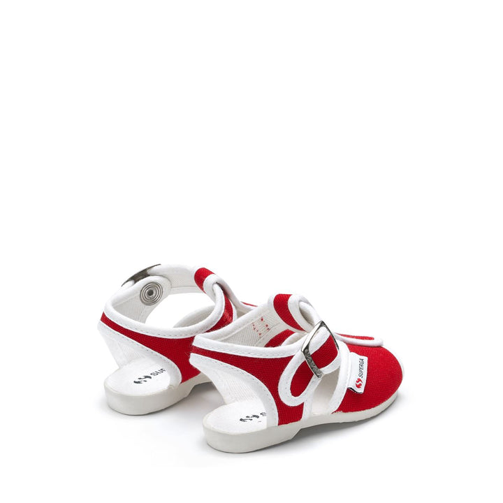 Sandals Kid unisex 1200-COTJ Sandal RED Dressed Side (jpg Rgb)		