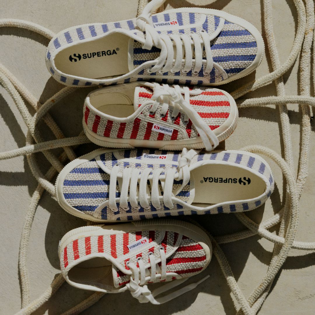Superga: Cotton Stripes The elegance of stripes for summer