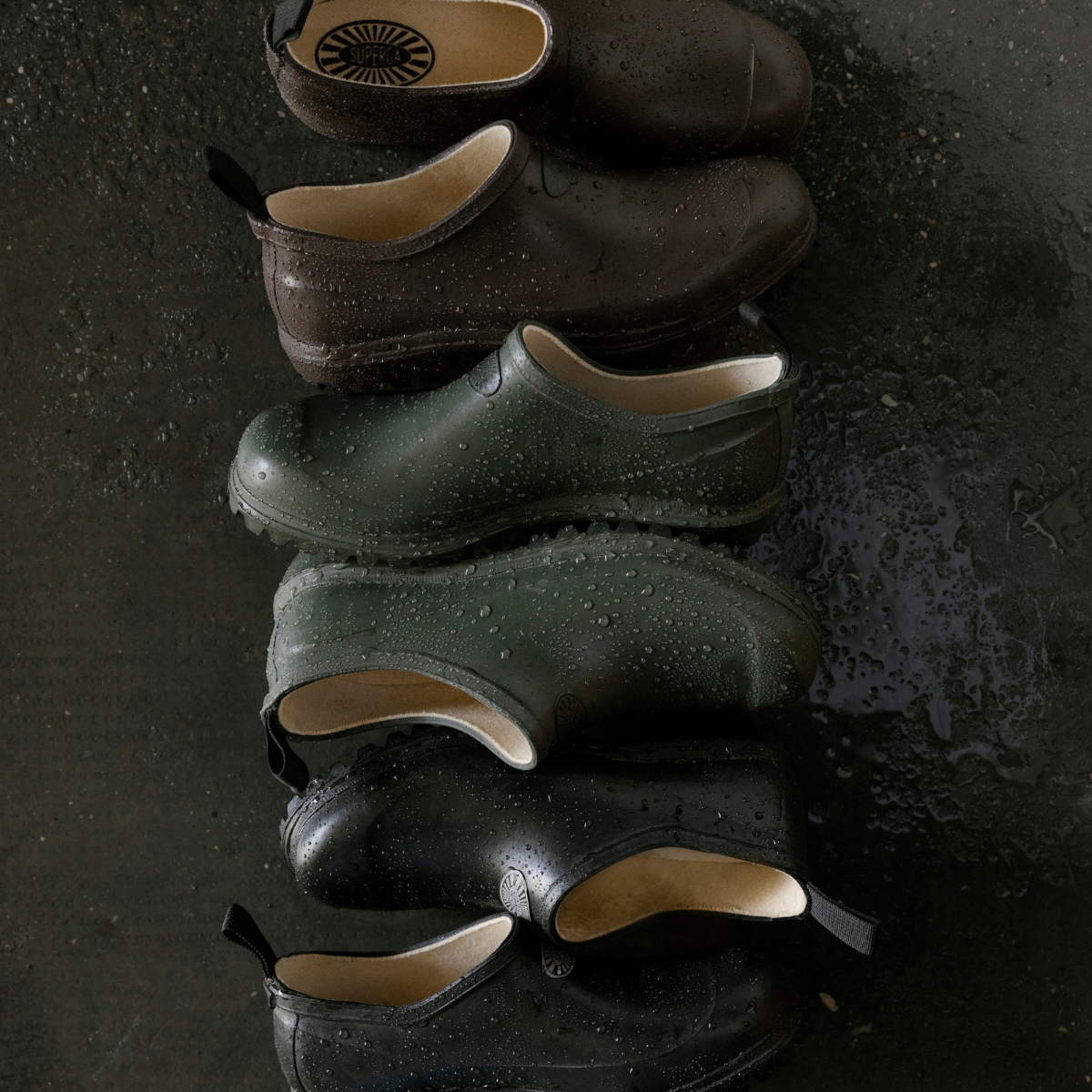 Superga: Gomma Collection From the Superga archives, built to brave the rain