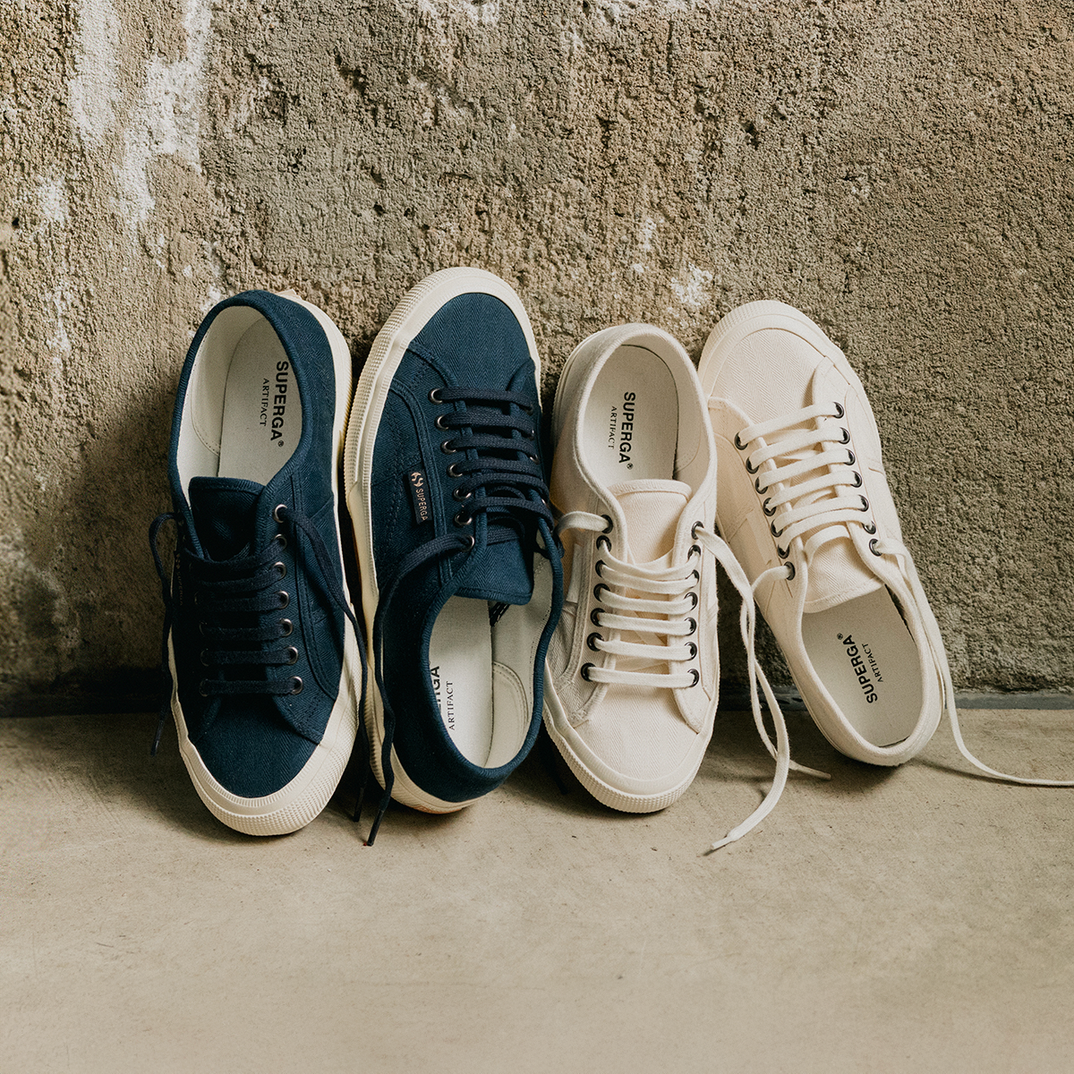 Superga: Zapatos Hombre y Mujer Superga Artifact Zapatillas de lona y Botines: estilo workwear años ’70