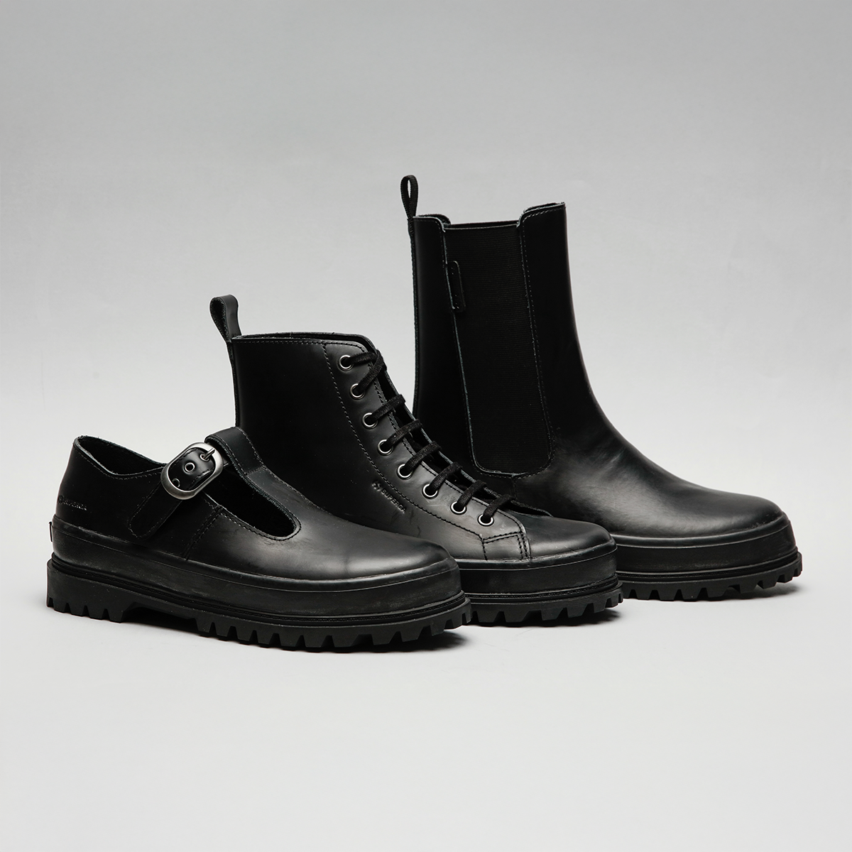 Superga: <h2 class="h1 hero__title" style="font-weight: bold">The Leather Side</h2> Timeless classics, fresh interpretations