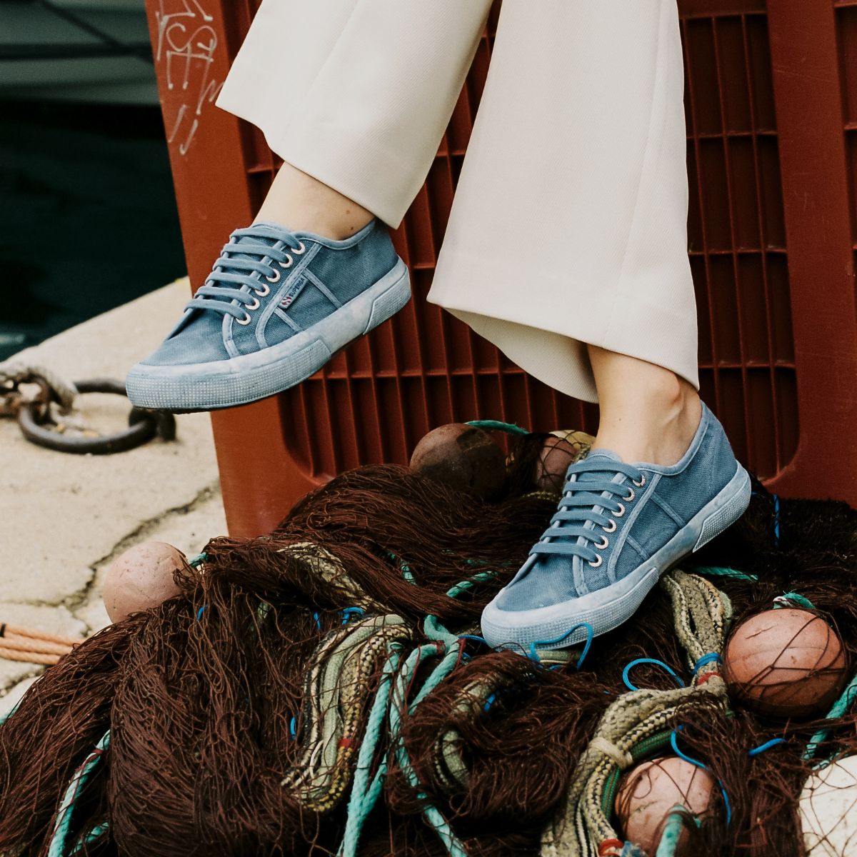 Superga: 2750 Cotton Dyed A contemporary take on the iconic Superga