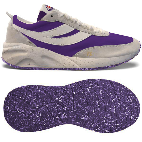 Sneakers Unisex 4089 TRAINING 9TS FIORENTINA Low Cut VIOLET - WHITE Color Draft (jpg Rgb)		